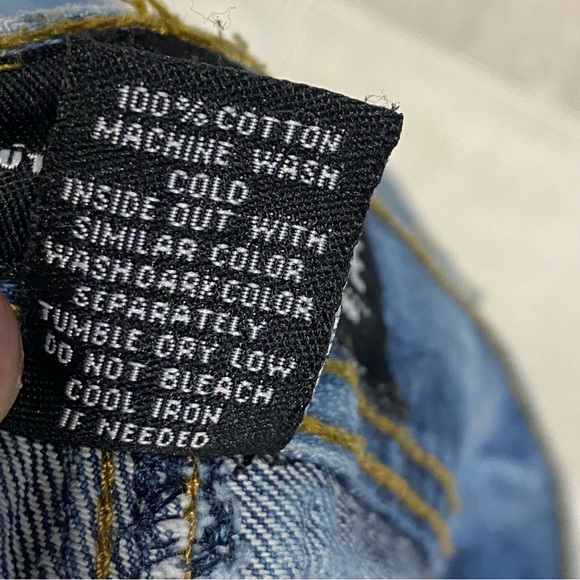 Southpole Baggy Jeans Men 42x32 * Distress 90s Y2K Blue Hip Hop Skater 82628 - Picture 14 of 16